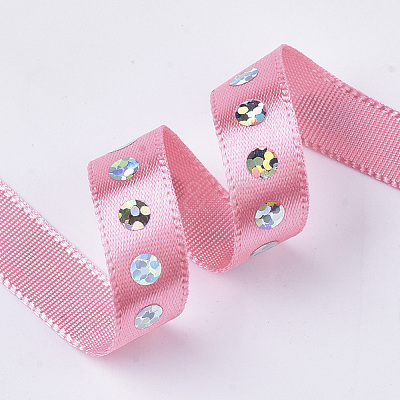 Polyester Single Face Satin Ribbon SRIB-N004-01H-1