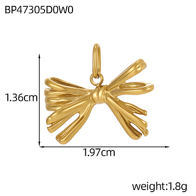 304 Stainless Steel Pendants STAS-OY012-87G-1
