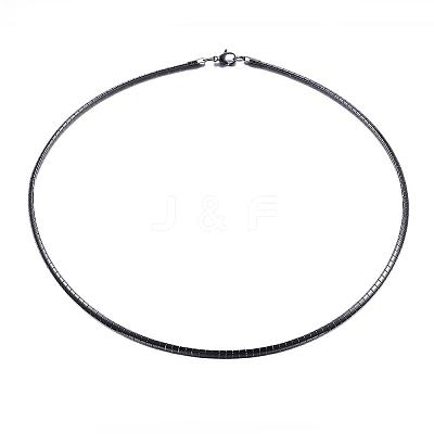 304 Stainless Steel Necklaces NJEW-E080-06B-1