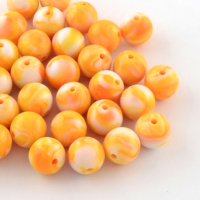 Opaque Acrylic Beads SACR-R853-14mm-M-1