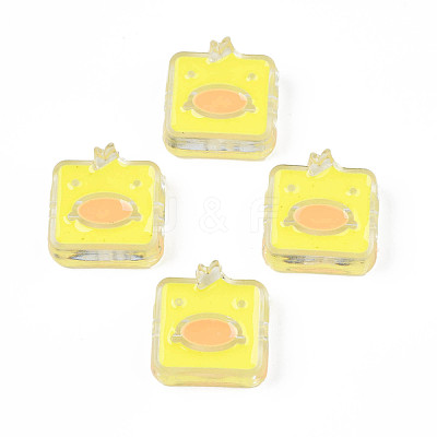Transparent Acrylic Beads ACRC-S039-09C-1