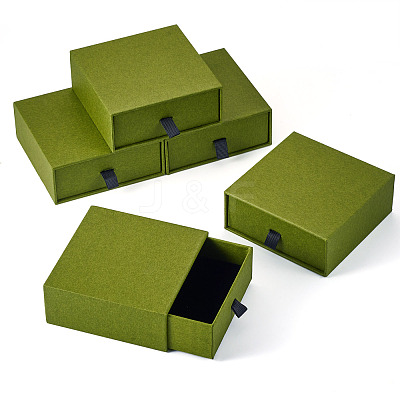 5Pcs Paper Jewelry Packing Drawer Boxes CON-TA0001-34C-1