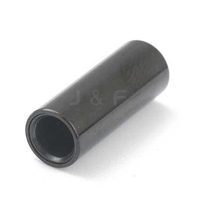 304 Stainless Steel Magnetic Clasps with Glue-in Ends Ion Plating(IP) STAS-O148-09C-EB-1
