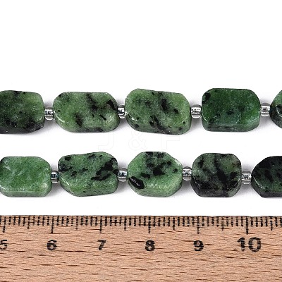 Natural Ruby in Zoisite Beads Strands G-T138-26A-09-1