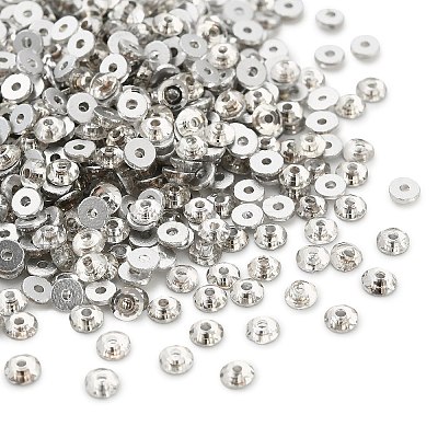 Faceted Transparent Glass Beads GLAA-P075-01A-01-1