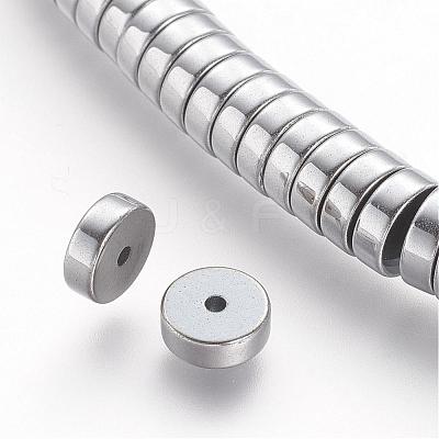 Non-magnetic Synthetic Hematite Beads Strands G-P218-19-06-1