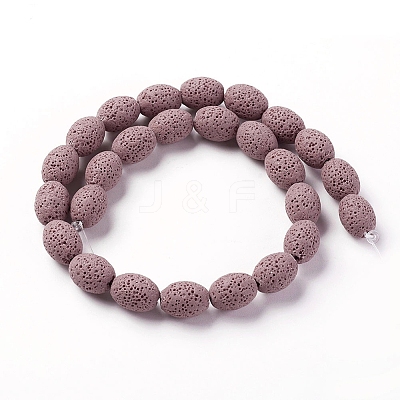 Natural Lava Rock Beads Strands G-F671-03B-17-1