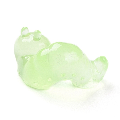 Luminous Resin Worm Ornament LS-DJEW-R011-01B-02-1