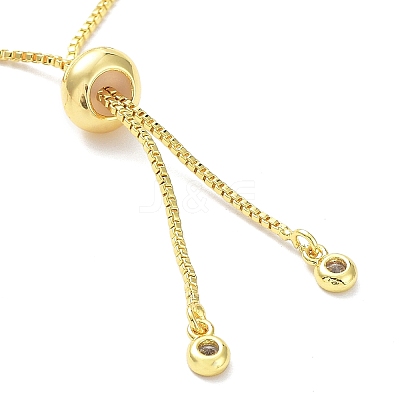 Long-Lasting Plated Brass Round Bead Slider Beacelets for Women Men LS-BJEW-E089-01G-04-1