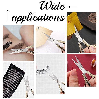 2Pcs 2 Style Zinc Alloy Scissor TOOL-SC0001-30-1