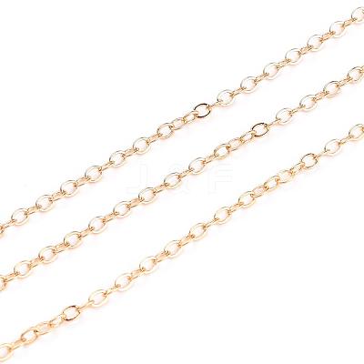 Brass Cable Chains X-KK-S332-18G-1