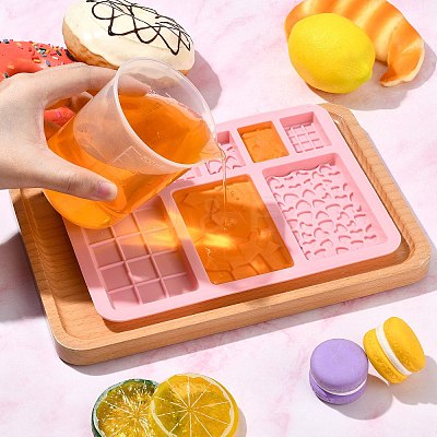 Rectangle DIY Food Grade Silicone Molds SIL-CJC0004-02-1