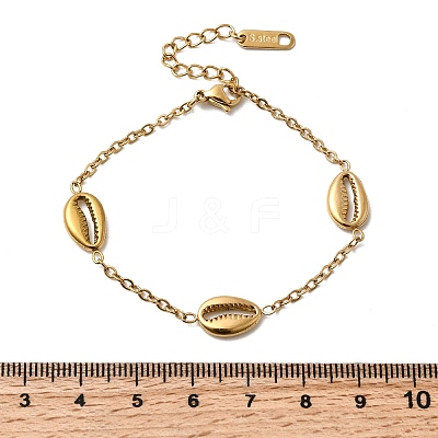 304 Stainless Steel Link Bracelets BJEW-G763-04G-1