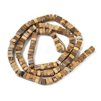 Natural Picture Jasper Beads Strands G-I394-A01-1