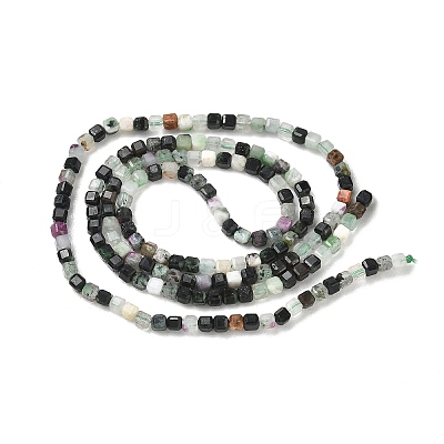 Natural Ruby in Zoisite Beads Strands G-RM241221-K1-1