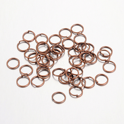 Iron Open Jump Rings IFIN-A018-7mm-R-NF-1