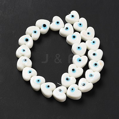 Handmade Evil Eye Lampwork Beads Strands LS-LAMP-E023-07A-01-1