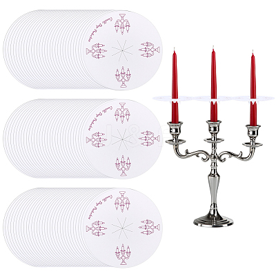 Paper Candle Dust Covers for Candle Cups DIY-BC0016-34A-02-1