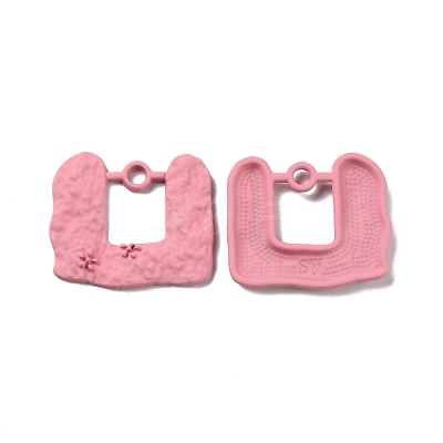 Spray Painted Alloy Pendants PALLOY-P263-A06-1