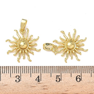 Brass Pendants KK-P334-27G-1