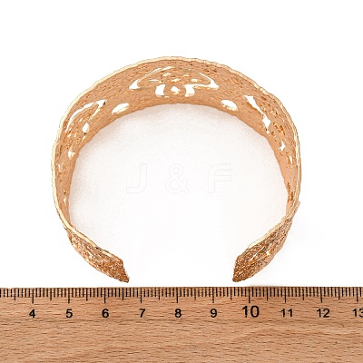 304 Stainless Steel Cuff Bangles LS-BJEW-B135-01C-G-1