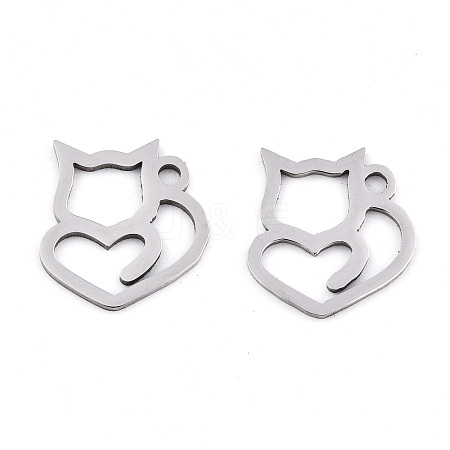 Non-Tarnish 201 Stainless Steel Charms STAS-S081-061-1