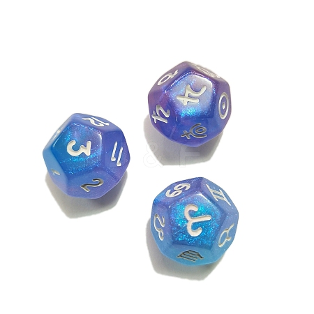 Acrylic Polyhedral Dice PW-WG8E553-02-1