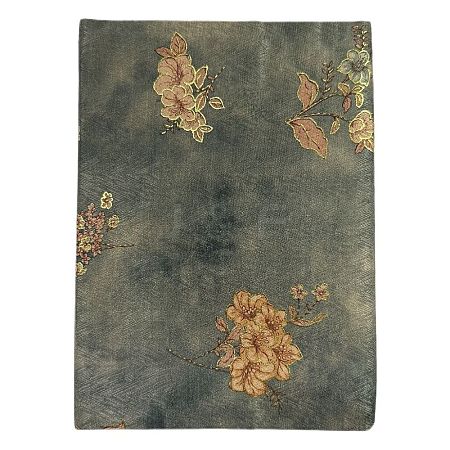 Flower Pattern Polyester Fiber Book Cover AJEW-WH0534-04-1