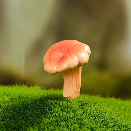 Resin Mushroom Miniature Ornaments PW-WG67BFB-06-1