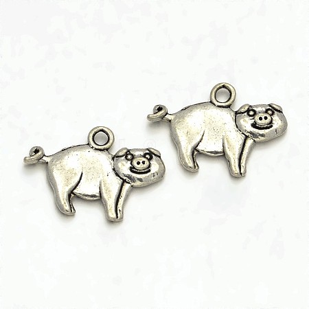 Tibetan Style Alloy Pendants PALLOY-N0115-06AS-1