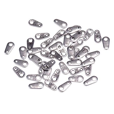 316 Stainless Steel Chain Tabs STAS-PH0002-30P-1
