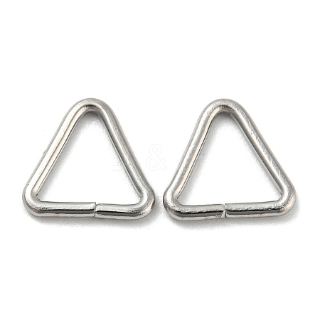 Non-Tarnish 304 Stainless Steel Triangle Linking Ring STAS-Z048-01B-1