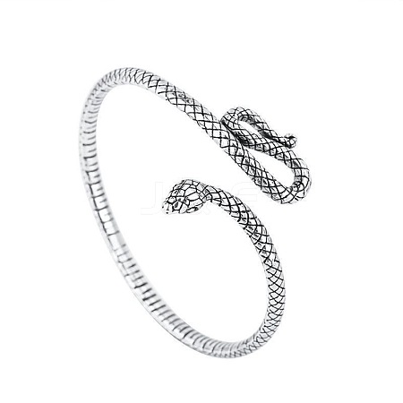 Vintage sterling silver snake shaped personalized temperament QS9857-1