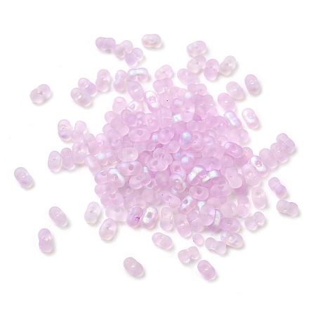 Glass Frosted Seed Beads SEED-NH0002-01A-1