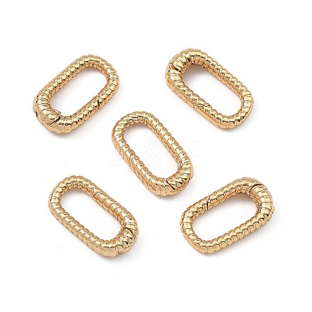 SHEGRACE Brass Spring Gate Rings XGRQ58095-756G-1