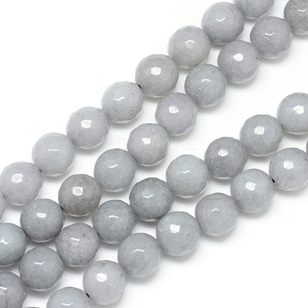 Natural White Jade Bead Strands X-G-R346-6mm-10-1