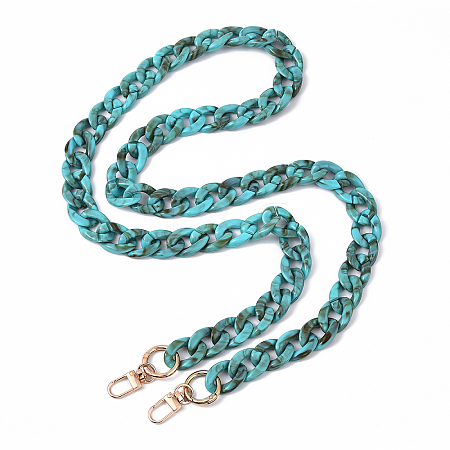 Acrylic Twisted Chain Bag Decorative Chains HJEW-YW00116-01-1