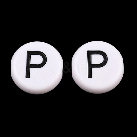 Opaque Acrylic European Beads AC-CBA3BDD-01P-1
