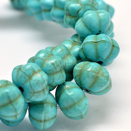 Dyed Synthetic Turquoise Bead Strands G-M148-06-B-1