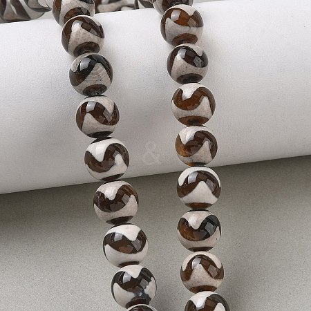 Tibetan Style dZi Beads Strands GG-CBA3DA1-04-1