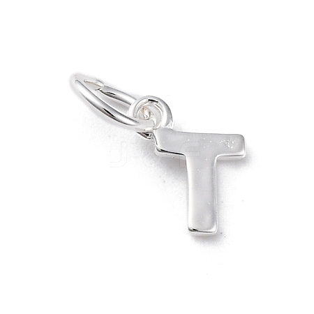 925 Sterling Silver Letter Charms LS-STER-C012-01S-T-1