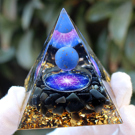 Orgonite Pyramid Resin Energy Generators PW-WG94568-14-1