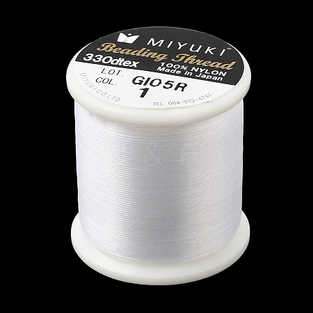 Flat MIYUKI Nylon Beading Thread FB-CBA3435-01F-1