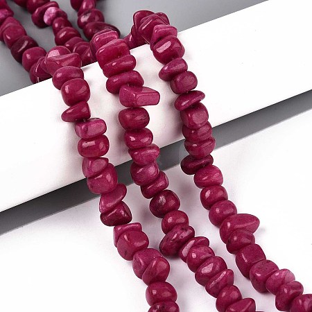 Dyed Natural Yellow Jade Beads Strands G-ZX005-13D-1