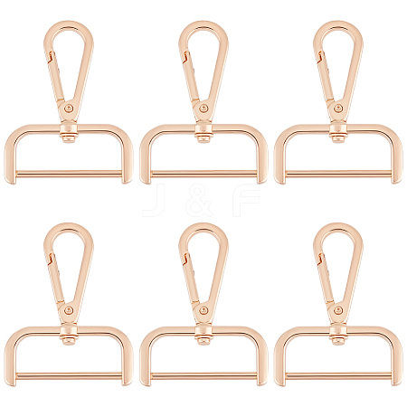 10Pcs Alloy Swivel Lobster Claw Clasps FIND-BBC0003-82B-KCG-1