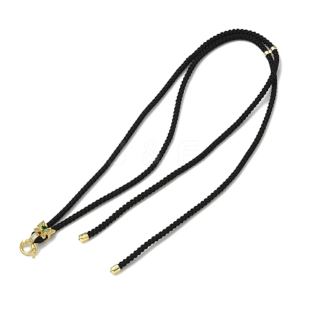 Nylon Cord Necklaces Findings KK-Q019-09G-01-1