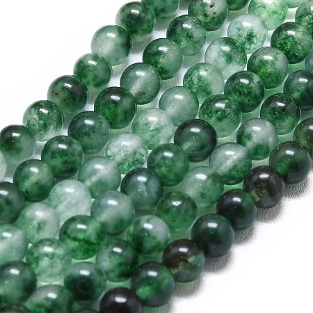Natural Malaysia Jade Beads Strands G-L645-C01-6mm-03-1