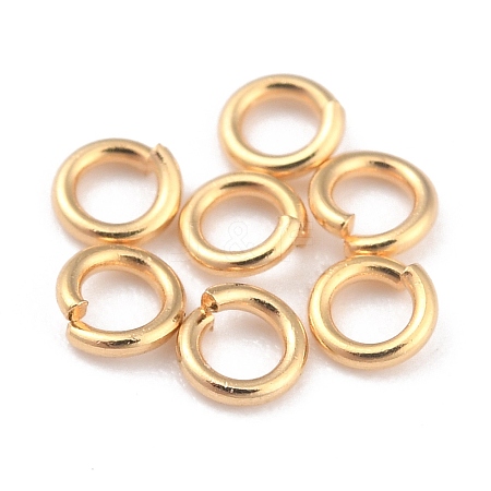 Rack Plating Brass Jump Rings LS-X-KK-O139-18A-G-1