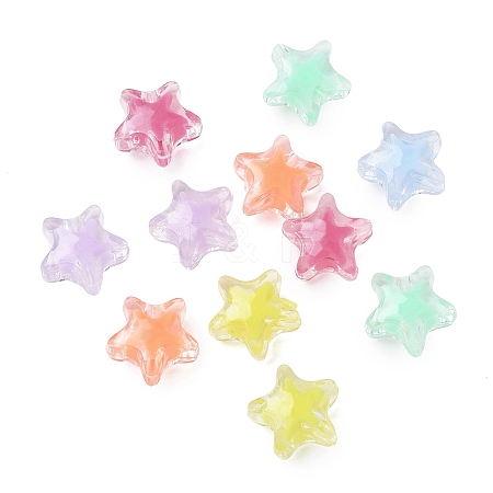 Transparent Acrylic Beads OACR-D314-06-1