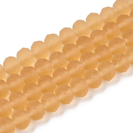 Transparent Glass Beads Strands LS-EGLA-A044-T8mm-MD23-1